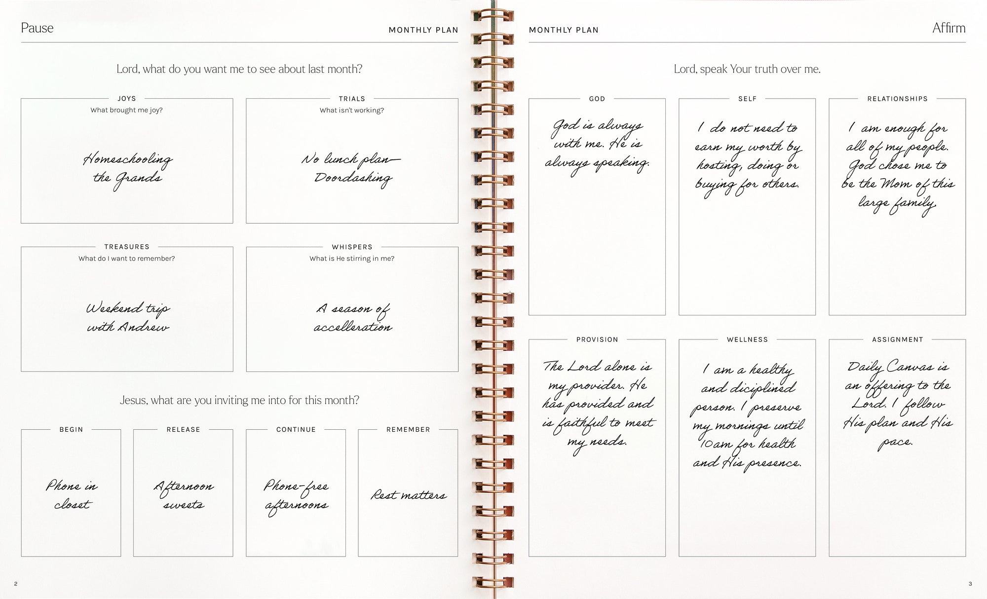 Monthly Plan: Pause + Affirm