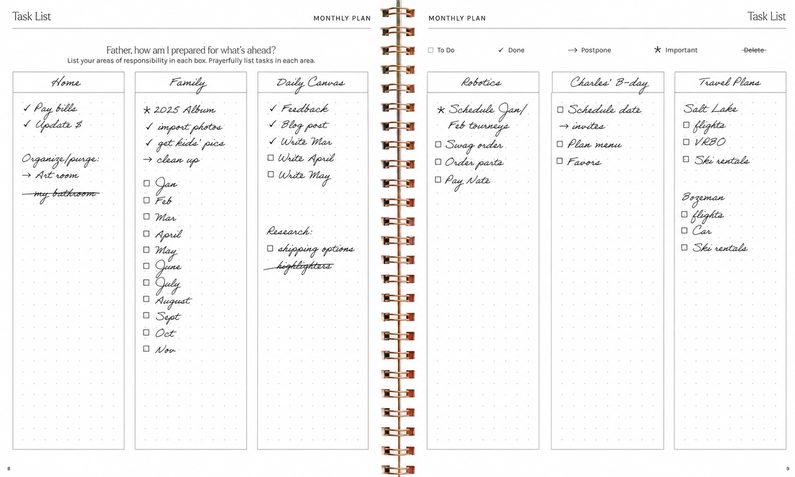 Task List